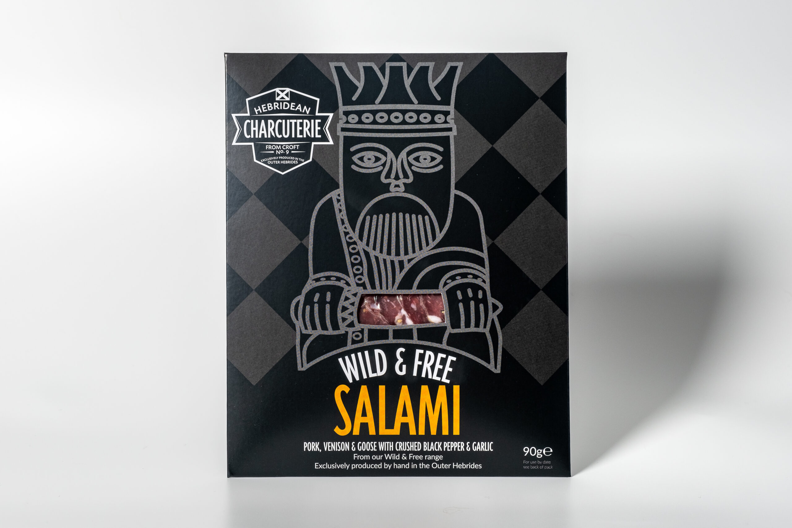 'Wild & Free Salami' (venison goose & pork with black pepper & garlic) (80g)